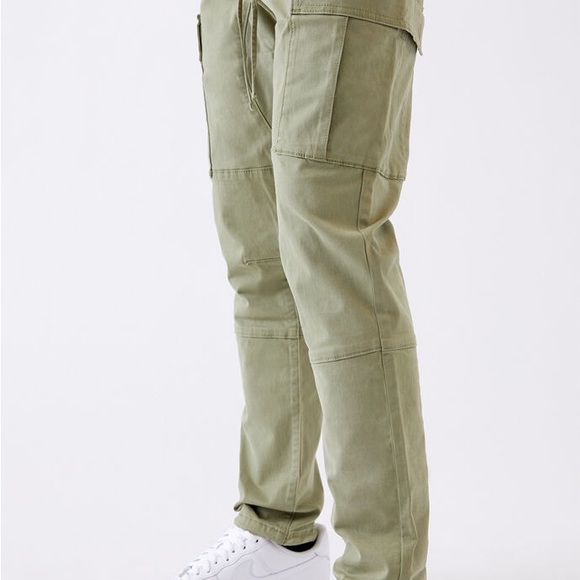 Workwear Green Slim Fit Cargo Pants PacSun PacSun S - Picture 3 of 4